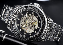 Load image into Gallery viewer, Hand Engraved Mechanical Watches