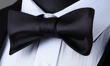 Load image into Gallery viewer, Satin Black Solid Cummerbund Set