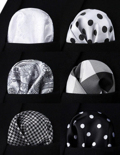 6 Pack Box Set Pocket Squares 115