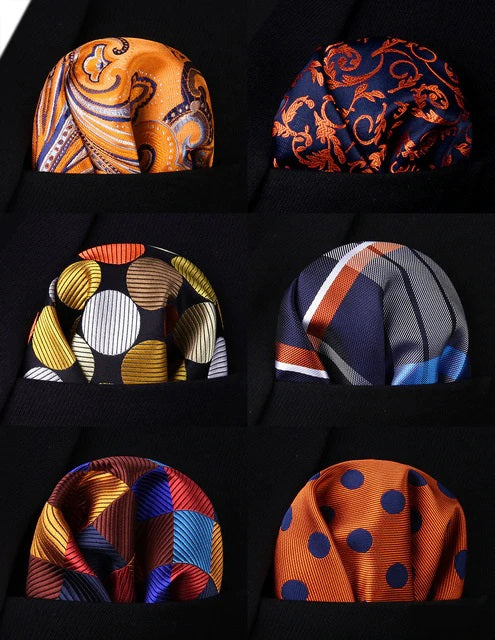 6 Pack Box Set Pocket Squares 118