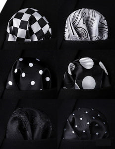 6 Pack Box Set Pocket Squares 119