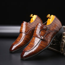 Load image into Gallery viewer, MC Cognac Double Monk Strap Shoes