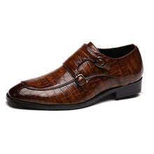 Load image into Gallery viewer, MC Cognac Double Monk Strap Shoes