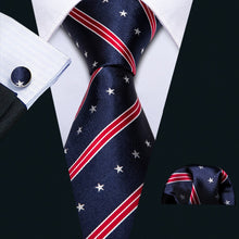 Load image into Gallery viewer, The Patriot Silk Tie Set
