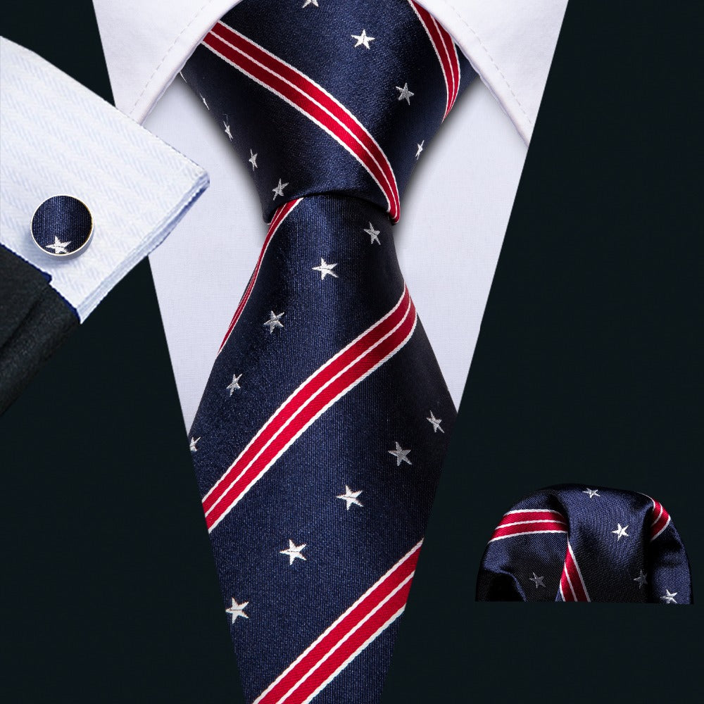 The Patriot Silk Tie Set