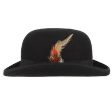 Load image into Gallery viewer, Black on Black Derby Fedora
