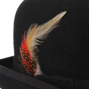 Black on Black Derby Fedora