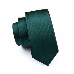 Sea Green Solid Tie Set