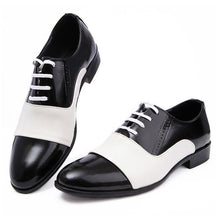 Load image into Gallery viewer, MC Black and White O.G. Lace Up Oxfords