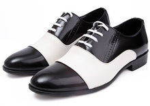 Load image into Gallery viewer, MC Black and White O.G. Lace Up Oxfords