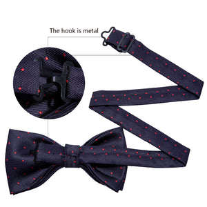 Red Dots Bow Tie Set