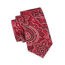 Load image into Gallery viewer, Red OG Paisley Tie Set