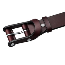 Load image into Gallery viewer, Brown Cherry Pin Buckle Belt