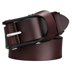 Brown Cherry Pin Buckle Belt