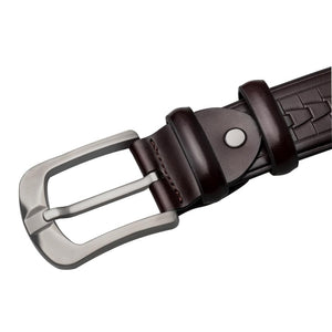 Black Snake Pin Buckle Belt