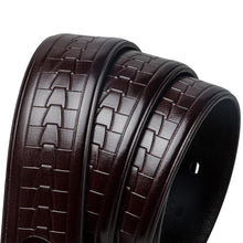 Load image into Gallery viewer, Black Snake Pin Buckle Belt