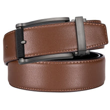 Load image into Gallery viewer, Brown Solid Pin Buckle Belt