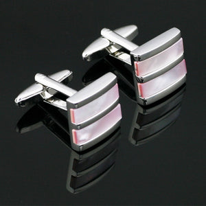 Silver and Pearl Cufflinks
