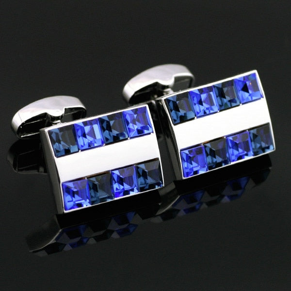 Dark Blue Gem Cufflinks