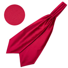Load image into Gallery viewer, Red Solid Ascot Set