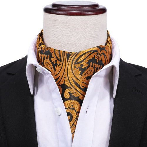 Golden Paisley Ascot Set