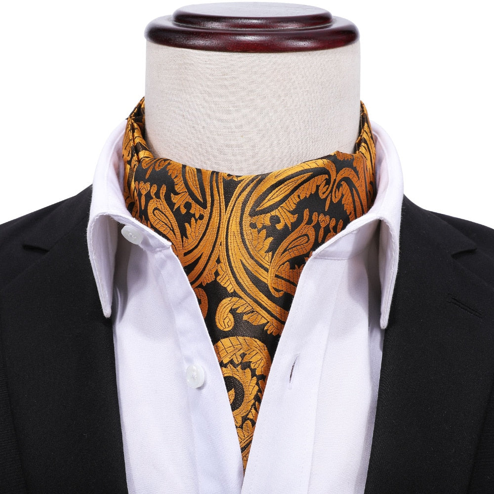 Golden Paisley Ascot Set