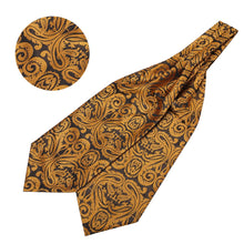 Load image into Gallery viewer, Golden Paisley Ascot Set