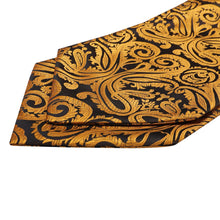 Load image into Gallery viewer, Golden Paisley Ascot Set