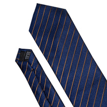 Load image into Gallery viewer, Deep Blue Class Silk Tie Set